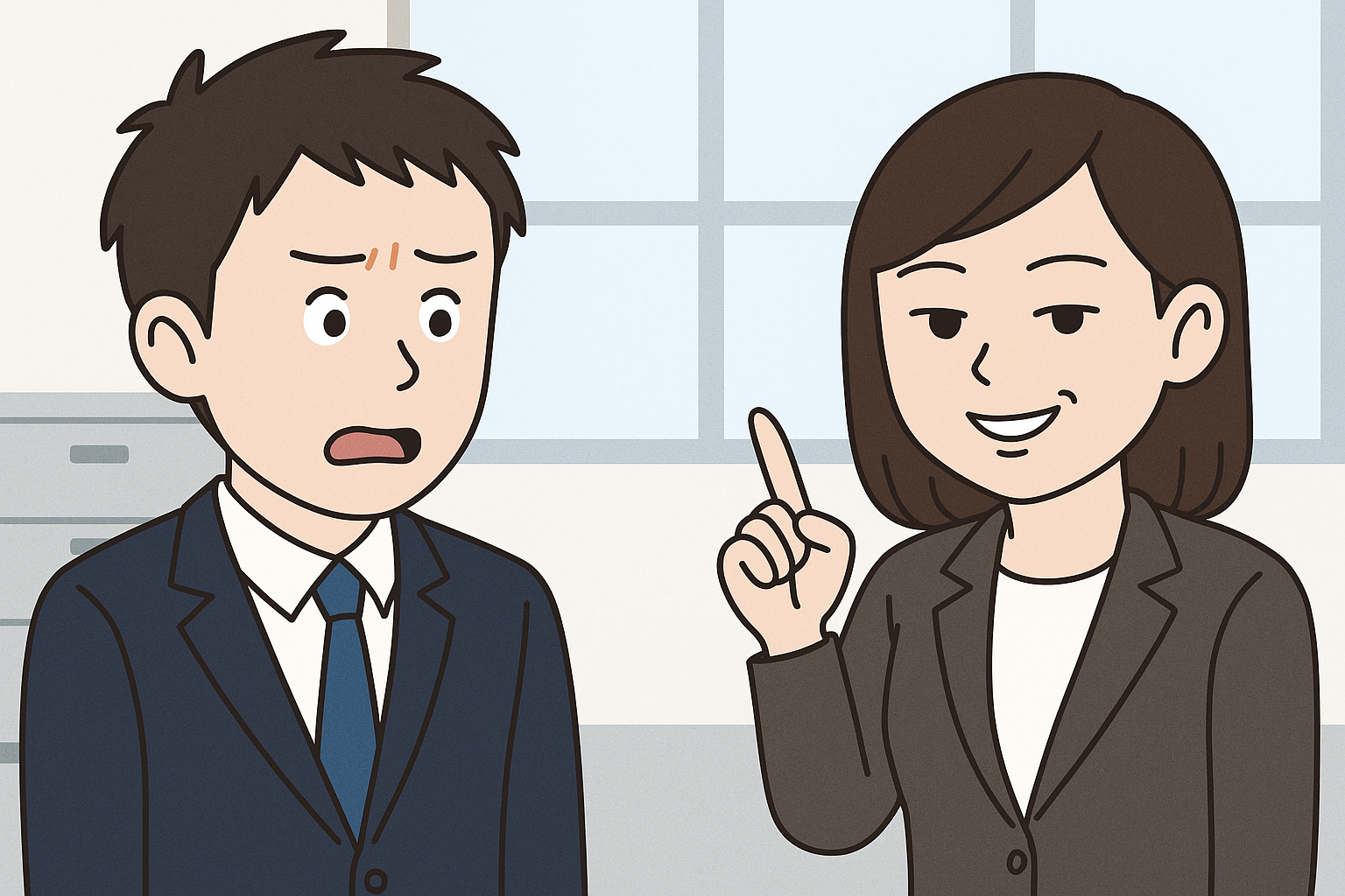 会社の後輩に裏切られたが上辺はとても良い後輩、腹黒さを持っている様子