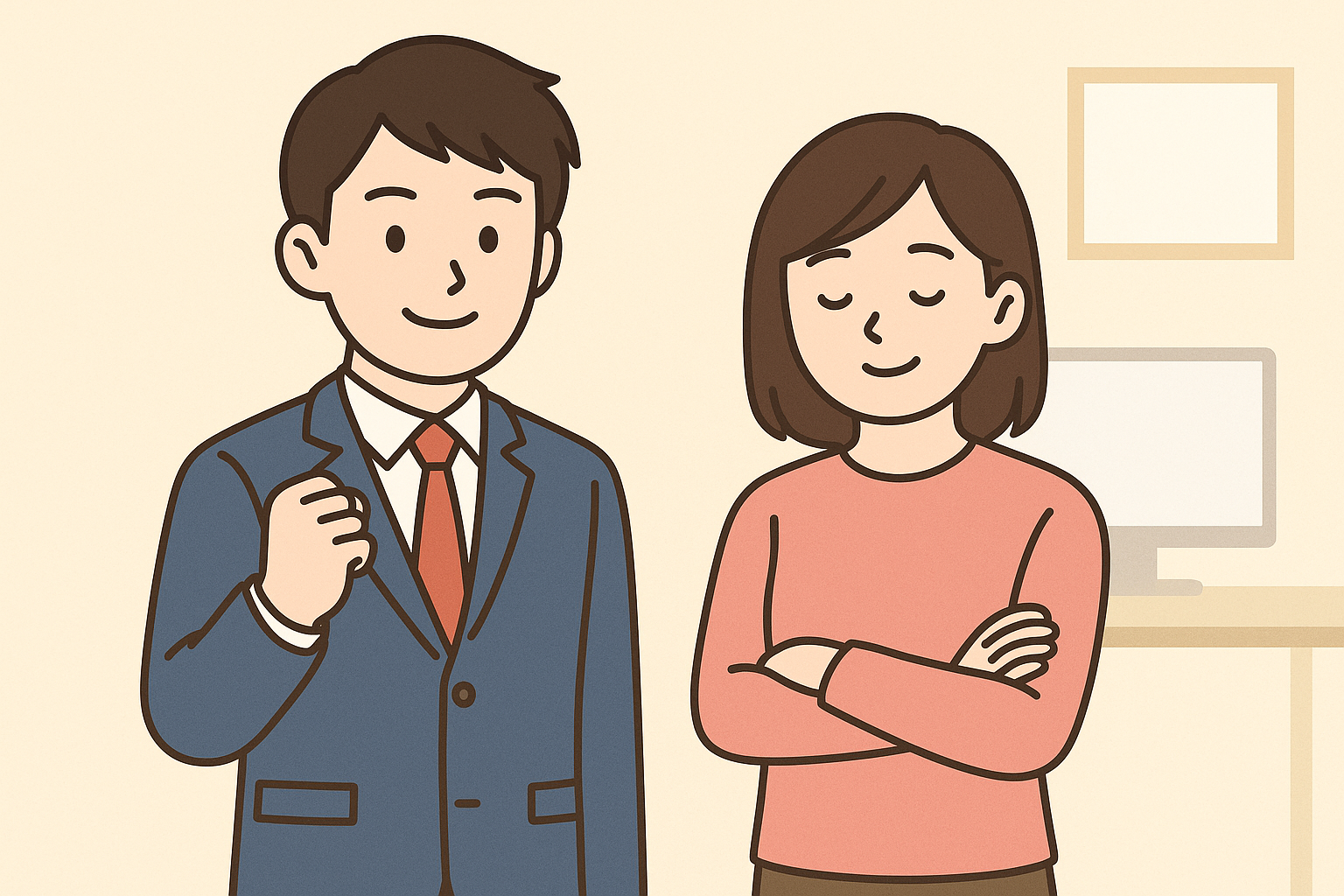 会社の人間に裏切られたが、前向きに行こうと決意した様子